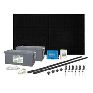 Solcelleanlegg 12V, 430 watt, 2 x AGM 260At