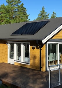 Solcellepanel nett-tilknyttet