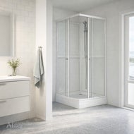 AI generert bilde av Dusjkabinett Jasmine - 90 x 90 x 195 cm